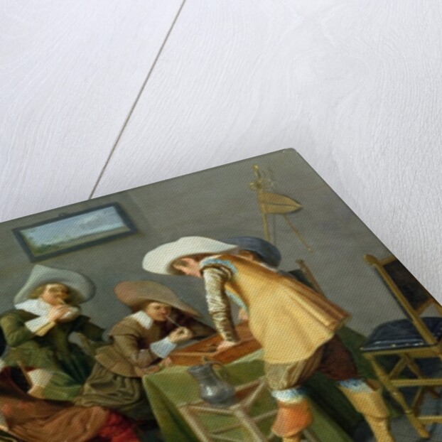 Cavaliers in a tavern by Dirck Hals