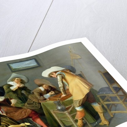 Cavaliers in a tavern by Dirck Hals
