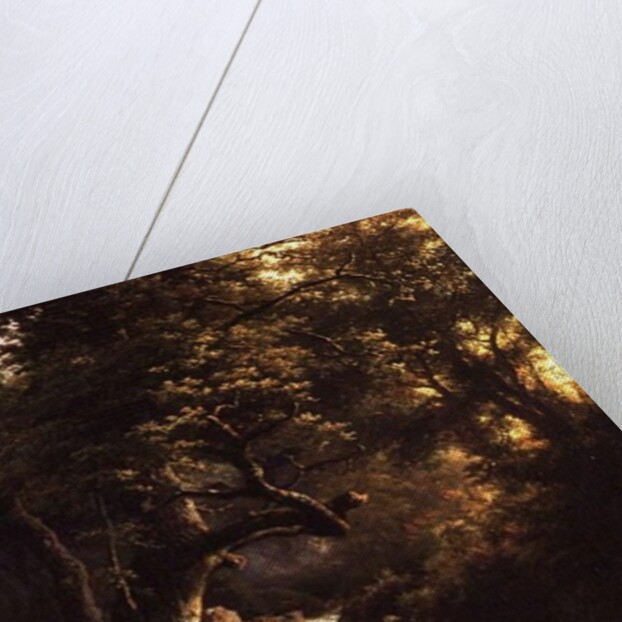 The Wooded Stream, 19th century by Barend Cornelis Koekkoek