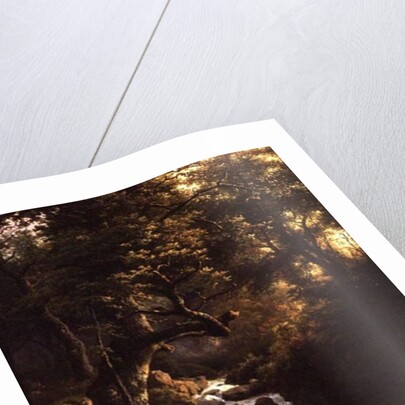 The Wooded Stream, 19th century by Barend Cornelis Koekkoek