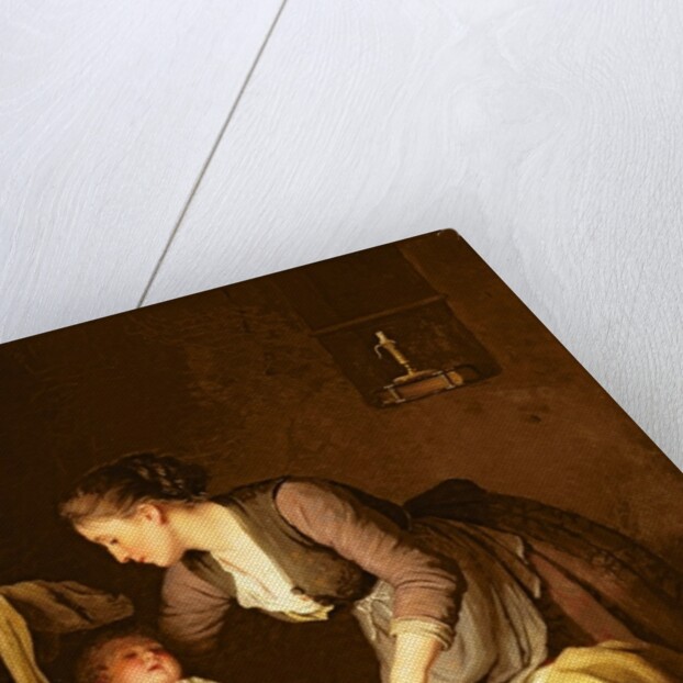 Undressing the Baby, 1880 by Johann Georg Meyer von Bremen