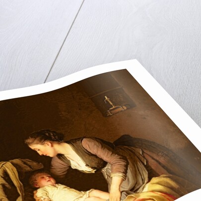 Undressing the Baby, 1880 by Johann Georg Meyer von Bremen