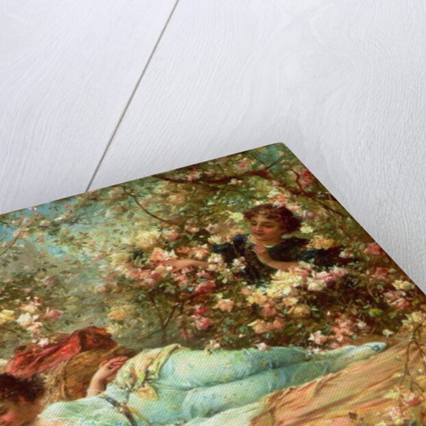 The Rose Bower by Hans Zatzka