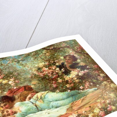 The Rose Bower by Hans Zatzka