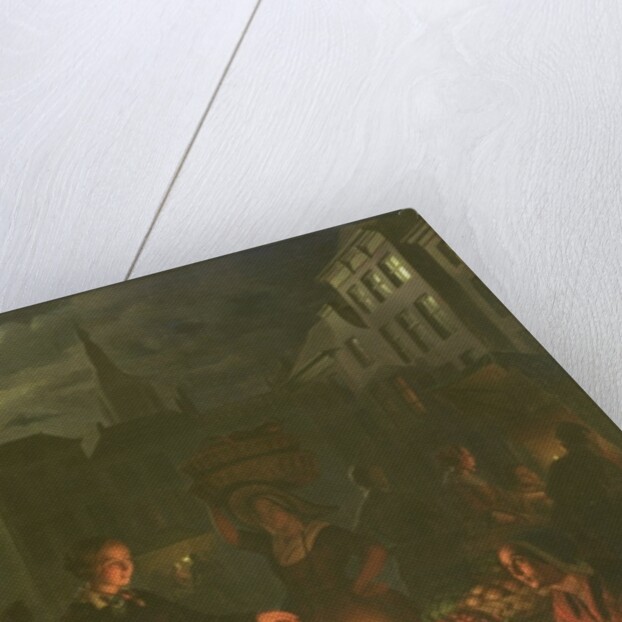 The Vegetable Stall by Petrus van Schendel