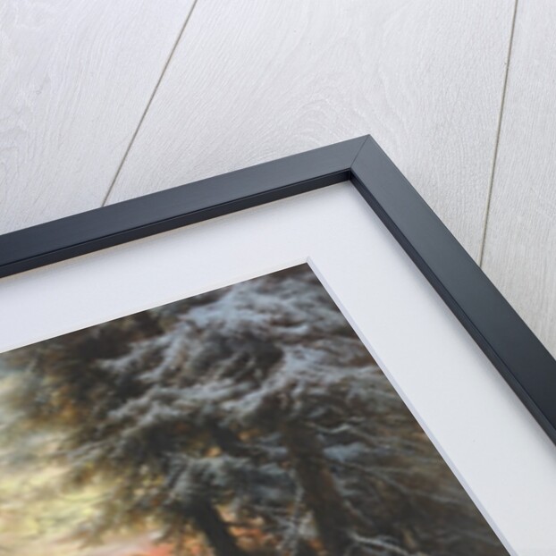 Snow Scene in the Black Forest, 19th century by Carl Friedrich Wilhelm Trautschold