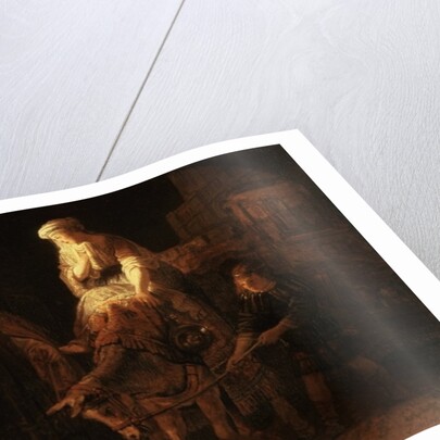 The Departure of the Shemanite Wife by Rembrandt Harmensz. van Rijn