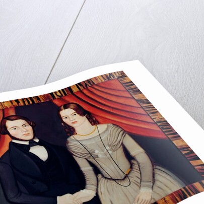 Portrait of Newly-weds by American School