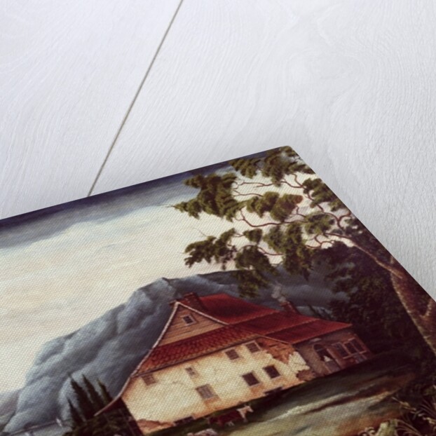 Washington's headquarters at Newburgh on the Hudson in c.1775 by James William Fosdick