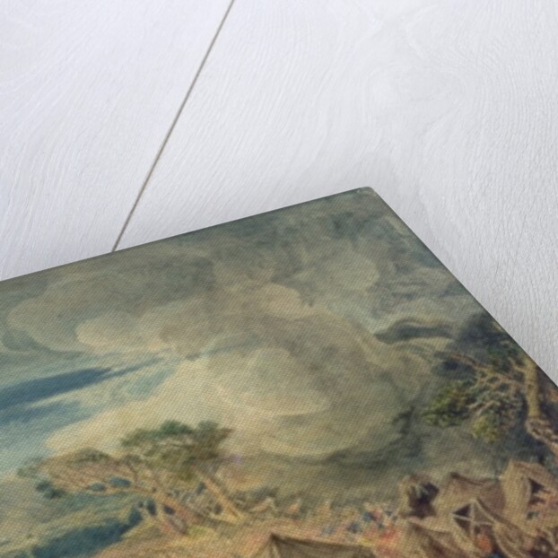 Moses dividing the waters of the Red Sea by John Martin