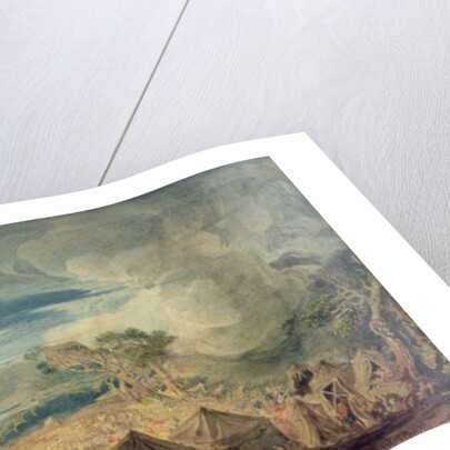 Moses dividing the waters of the Red Sea by John Martin