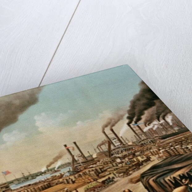 The Levee - New Orleans, 1884 by N. and Ives J.M. (1824-95) Currier