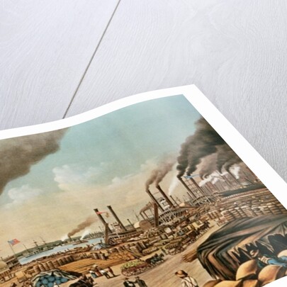 The Levee - New Orleans, 1884 by N. and Ives J.M. (1824-95) Currier