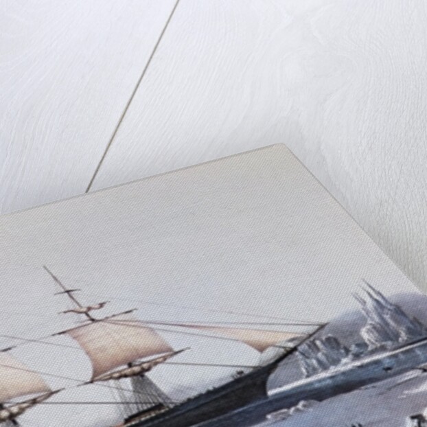 Clipper Ship 'Red Jacket' in the ice off Cape Horn on her passage from Australia to Liverpool by American School