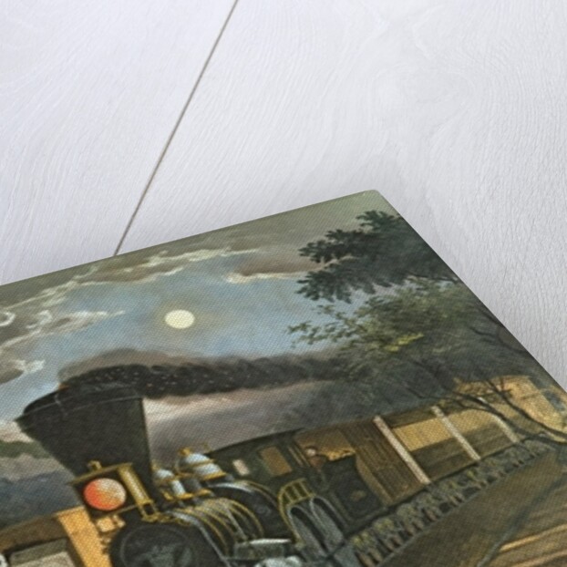 The Lightning Express Trains, 1863 by N. and Ives J.M. Currier
