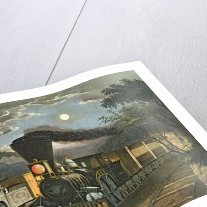 The Lightning Express Trains, 1863 by N. and Ives J.M. Currier