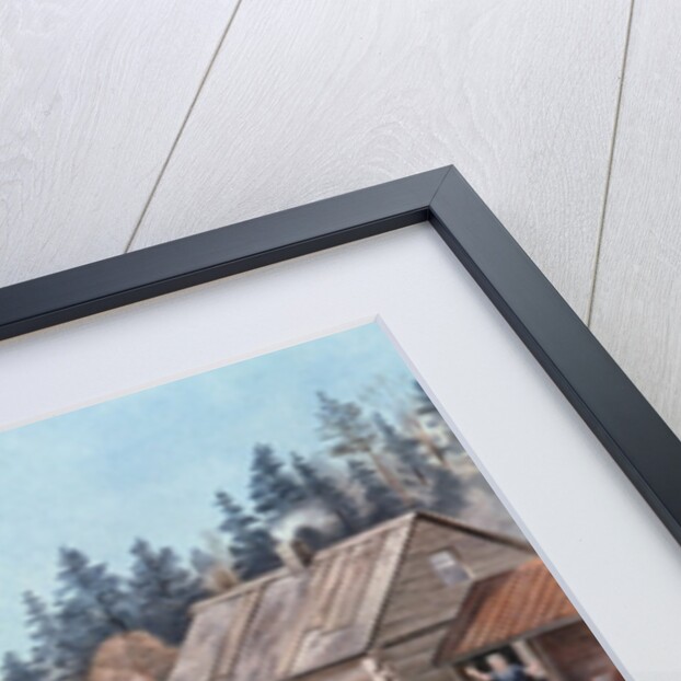 Arguing the Point - the Latest News, 1855 by N. and Ives J.M. (1824-95) Currier