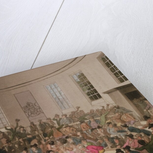 Royal Cock Pit, 1808 by T. & Pugin A.C.(1762-1832) Rowlandson