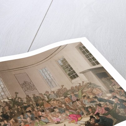 Royal Cock Pit, 1808 by T. & Pugin A.C.(1762-1832) Rowlandson