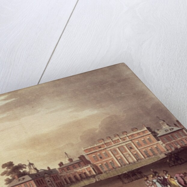 Queen's Palace, St. James's Park by T. & Pugin A.C.(1762-1832) Rowlandson