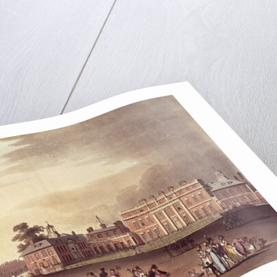 Queen's Palace, St. James's Park by T. & Pugin A.C.(1762-1832) Rowlandson