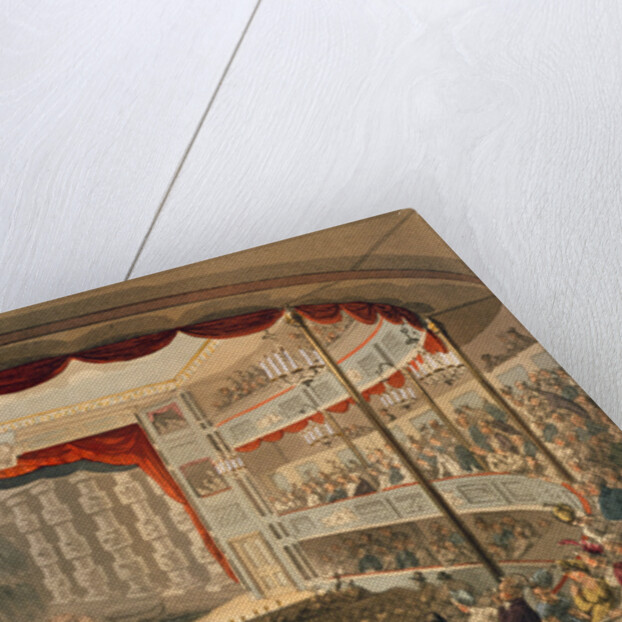 Sadlers Wells Theatre from Ackermann's 'Microcosm of London' by T. & Pugin A.C.(1762-1832) Rowlandson