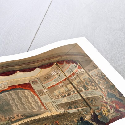 Sadlers Wells Theatre from Ackermann's 'Microcosm of London' by T. & Pugin A.C.(1762-1832) Rowlandson