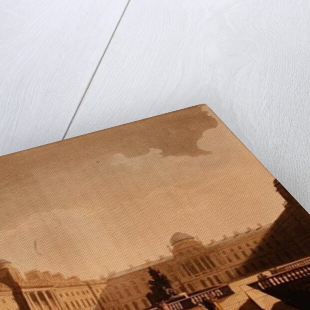 Somerset House, the Strand from Ackermann's 'Microcosm of London' Vol III, Published in 1809 by Thomas Rowlandson