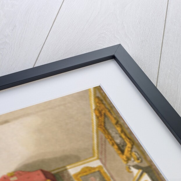 Drawing Room, St. James's, from Ackermann's 'Microcosm of London' by T. & Pugin A.C. Rowlandson