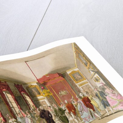 Drawing Room, St. James's, from Ackermann's 'Microcosm of London' by T. & Pugin A.C. Rowlandson