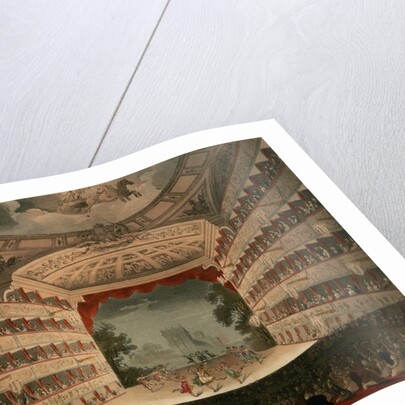 New Covent Garden Theatre, 1810 by T. & Pugin A.C. (1762-1832) (after) Rowlandson