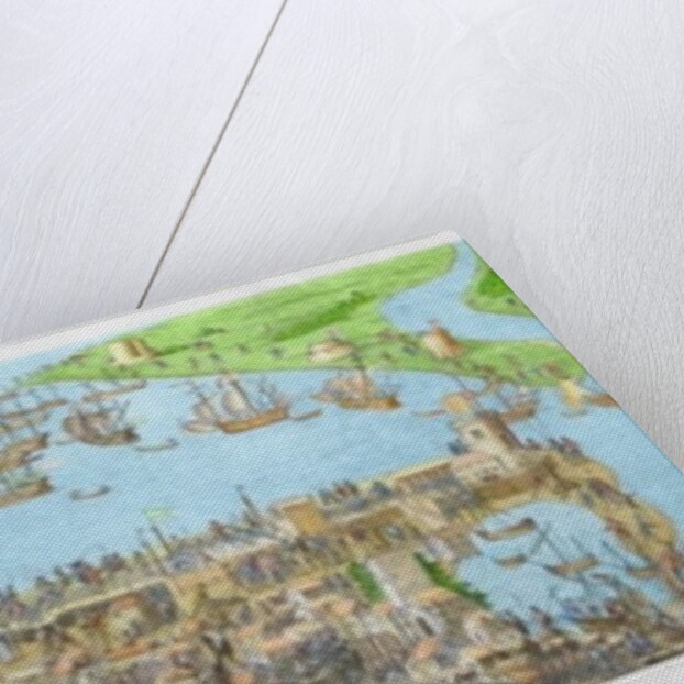 The Encampment of the English Forces near Portsmouth during the Battle of the Solent, 1778 by James (after) Basire