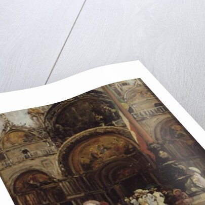 The Basilica of San Marco, Venice by Fernand Legout-Gerard