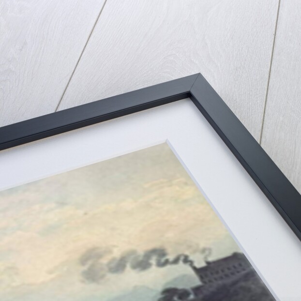 View of Shrewsbury across the Severn by English School