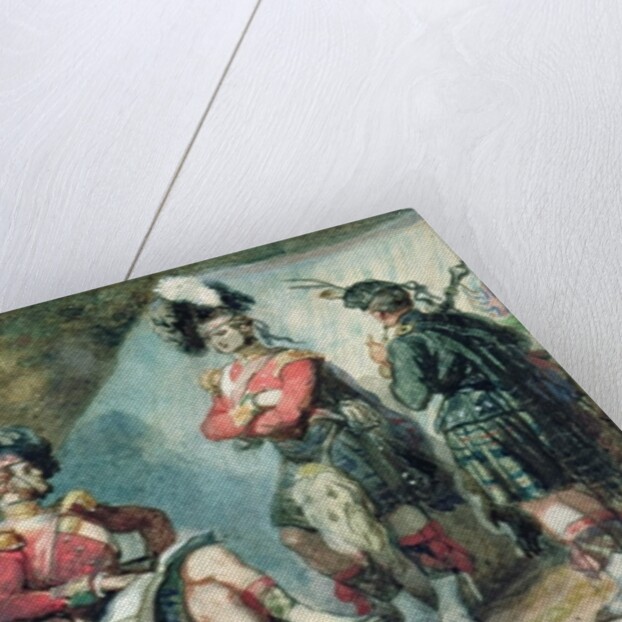 Officers of the 79th Highlanders at Chobham Camp in 1853 by Eugene-Louis Lami