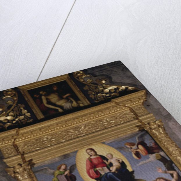 Madonna and Saints, altarpiece, late 15th century by Il (1450-1517) Francia