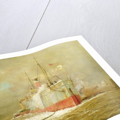 Docking a Cargo Ship by William Lionel Wyllie