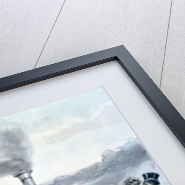 Stephenson's 'Northumbrian', the first locomotive to be built with an integral firebox by English School