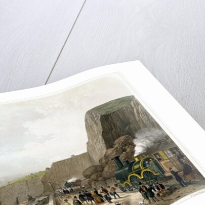 South Devon Railway: Landslip near the Parson and Clerk Rock, Dec. 29th 1852 by English School