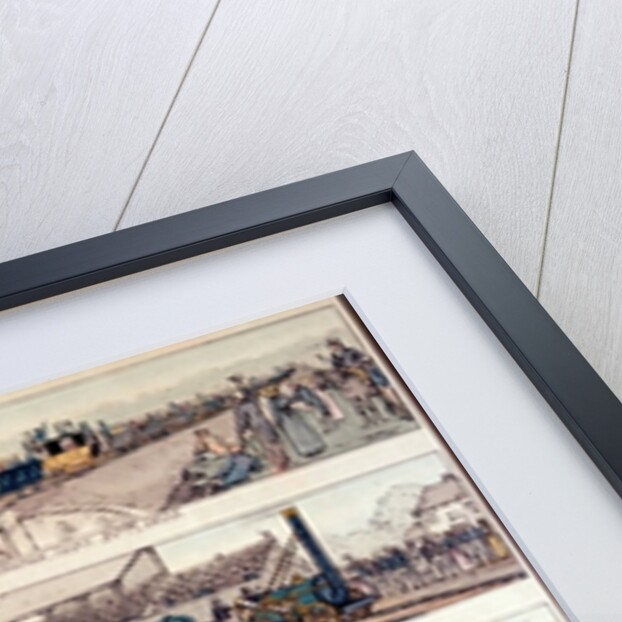 The opening of the Stockton and Darlington railroad, 1825 by English School