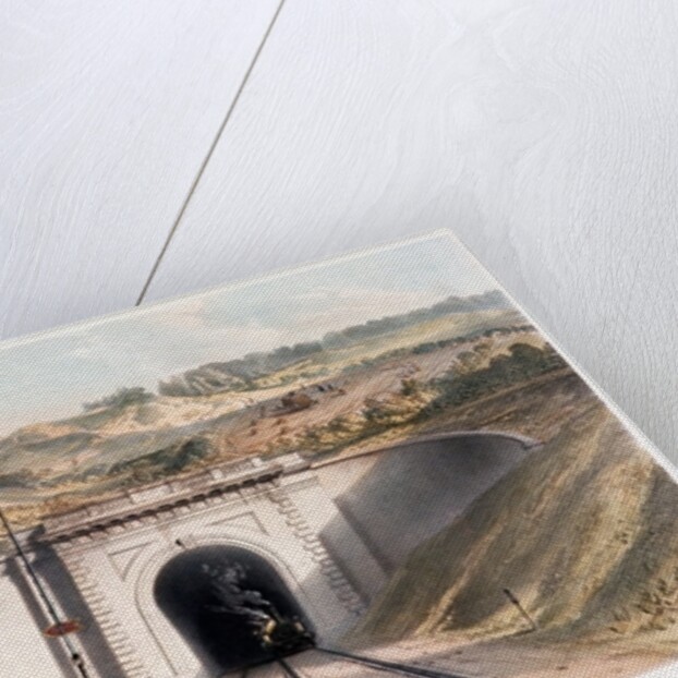 Portal of Brunel's box tunnel near Bath by English School