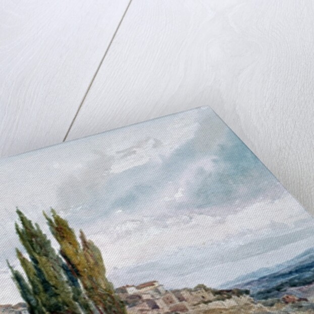 The Ruins of the Roman Theatre at San Gimignano, 19th century by John Fulleylove