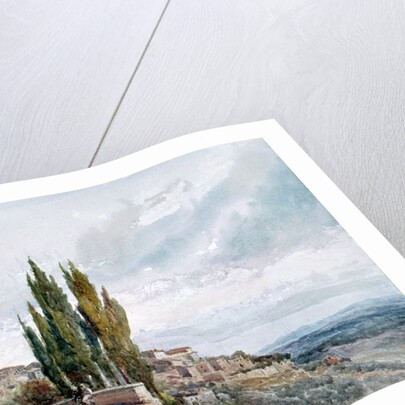 The Ruins of the Roman Theatre at San Gimignano, 19th century by John Fulleylove