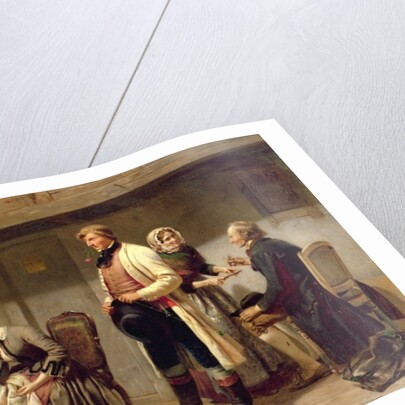 A toast to the engaged couple by Carl Wilhelm Huebner