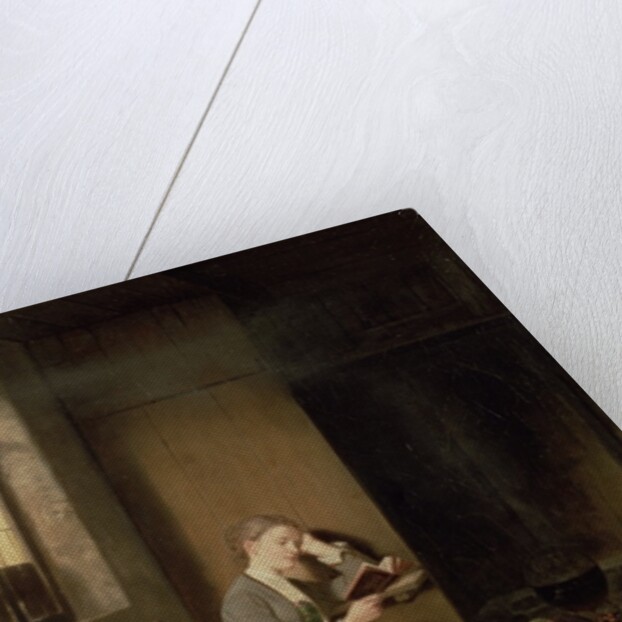 Relaxing after the day's work by Hubert Salentin