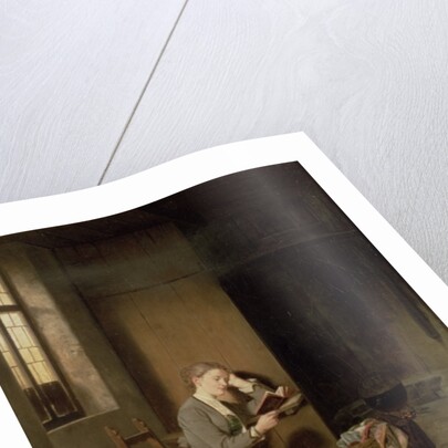 Relaxing after the day's work by Hubert Salentin