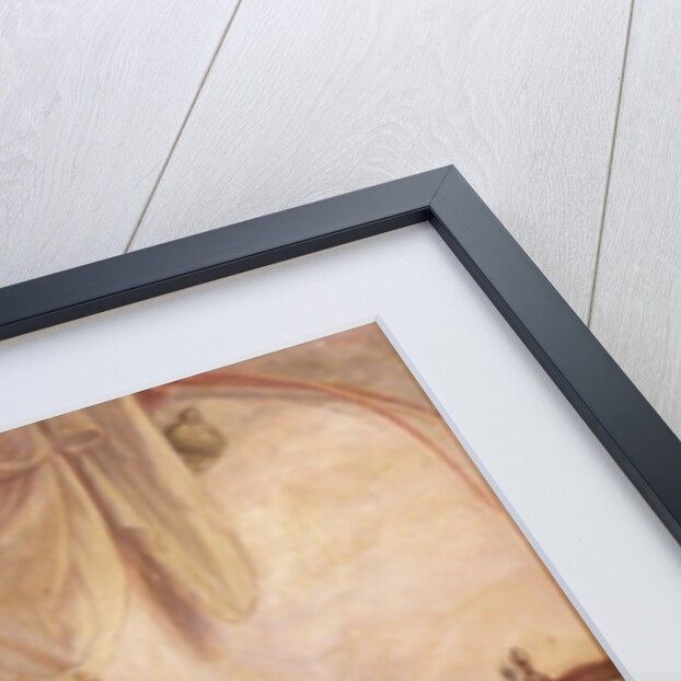 The widowed family, 19th century by Giuseppe Mazzolini