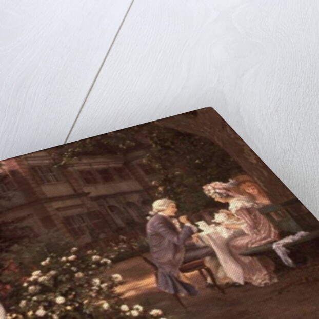 Teatime romance, 19th century by Hermann Koch