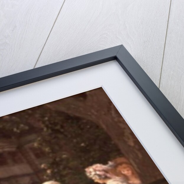 Teatime romance, 19th century by Hermann Koch