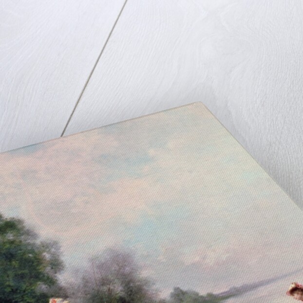 Boating on the River, 19th century by Jules Frederic Ballavoine